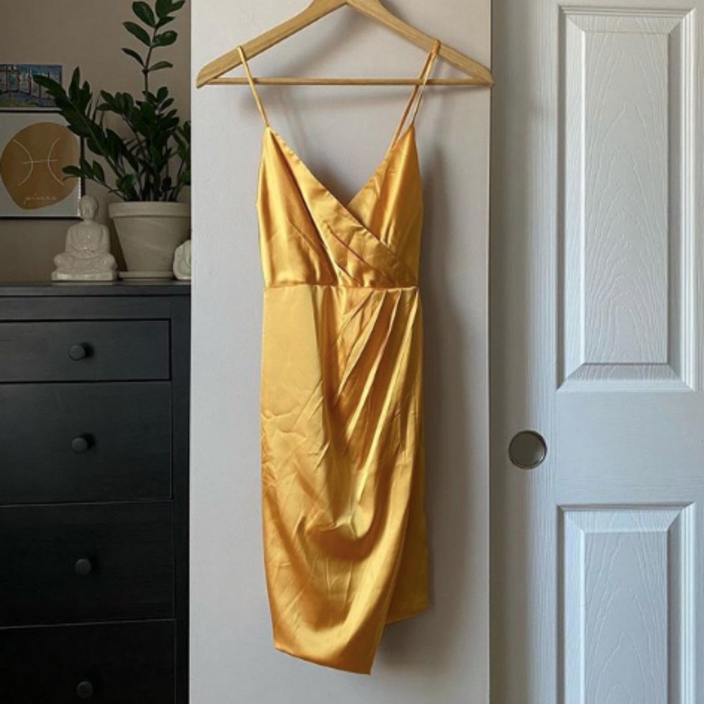 yellow gold dress